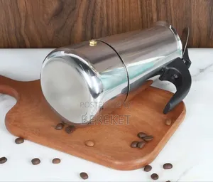 ‎# Premium Stainless Steel Moka Pot Electric Stove (የቡና ማፍያ)