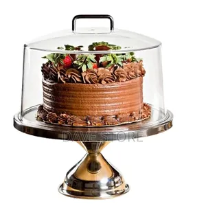 Acrylic Cake Stand With Dome