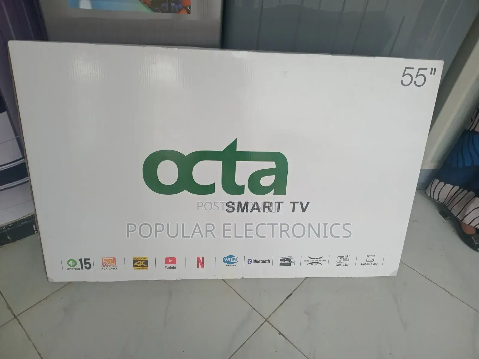 Octa 55inchi Tv Smart Android New 2026 Model