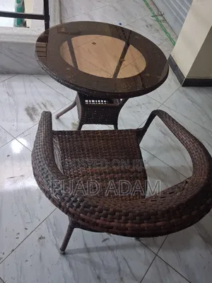 Balcony Table Chair Set – 1Table 1 Chair 
የባልኮኒ 1ጠረጴዛ ከ 1 ወንበር ጋር