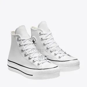 White Converse All Star High Tops
