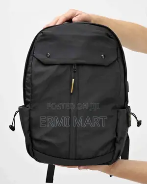 Black Waterproof Laptop Bag