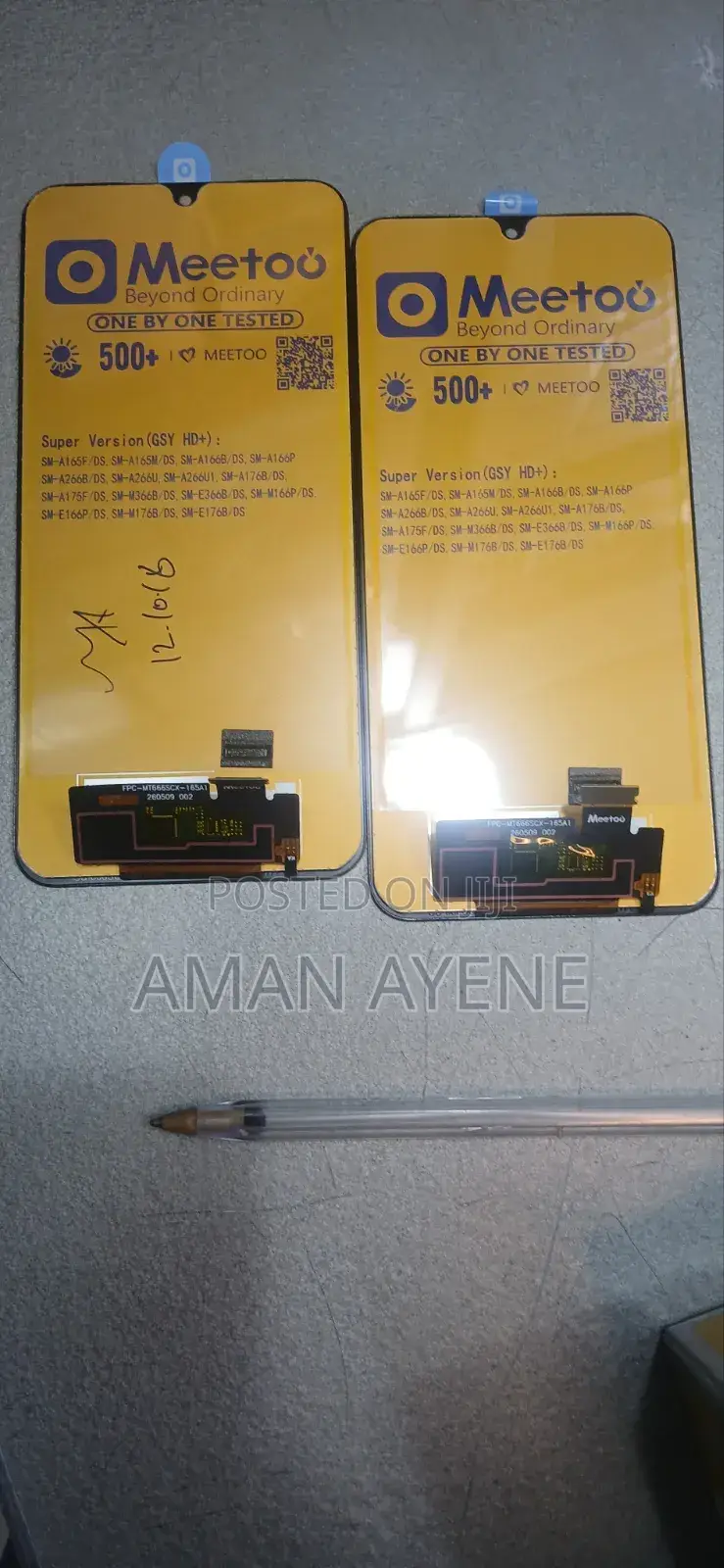 Samsung A15, A16,A17 Meetoo Without Frame Screen