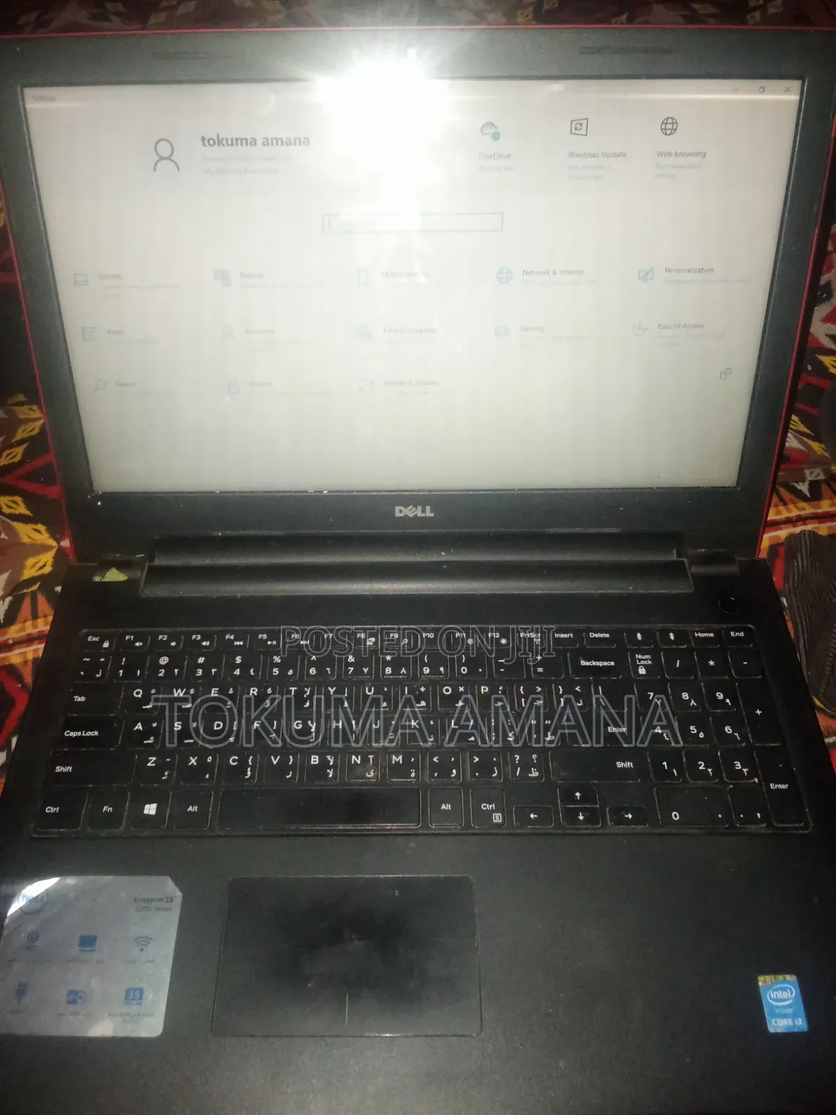 Laptop Dell Inspiron 15 3000 4GB Intel Core 3 HDD 500GB