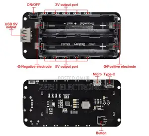 18650 Battery Shield Module
