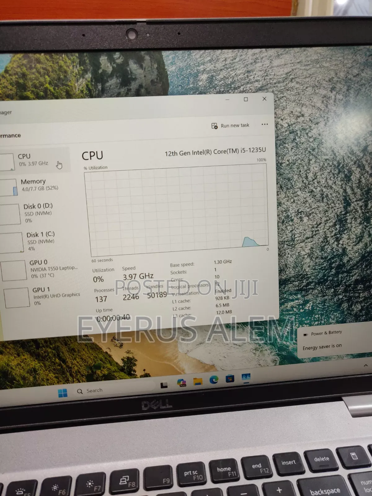 New Laptop Dell Precision 5540 8GB Intel Core i5 SSD 512GB