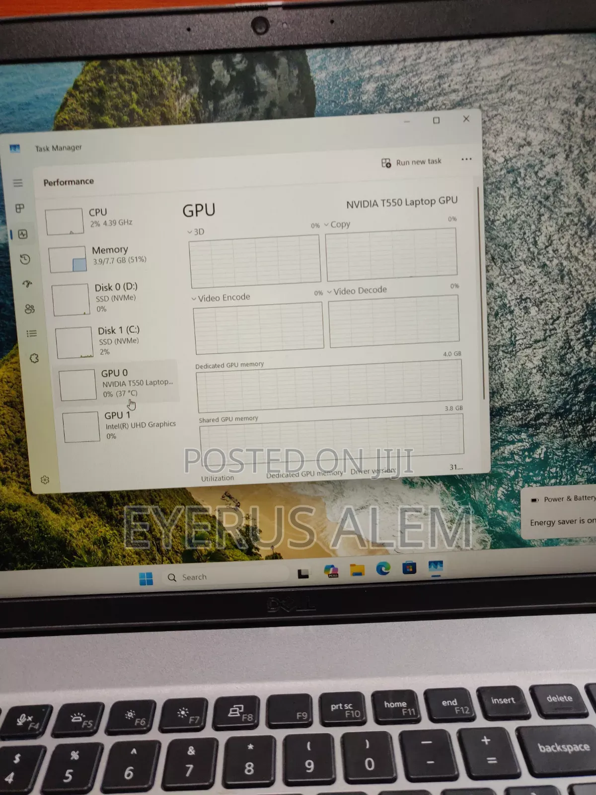 New Laptop Dell Precision 5540 8GB Intel Core i5 SSD 512GB