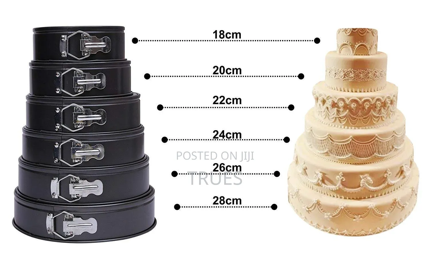 6 Pieces Cake Mould Baking Pan