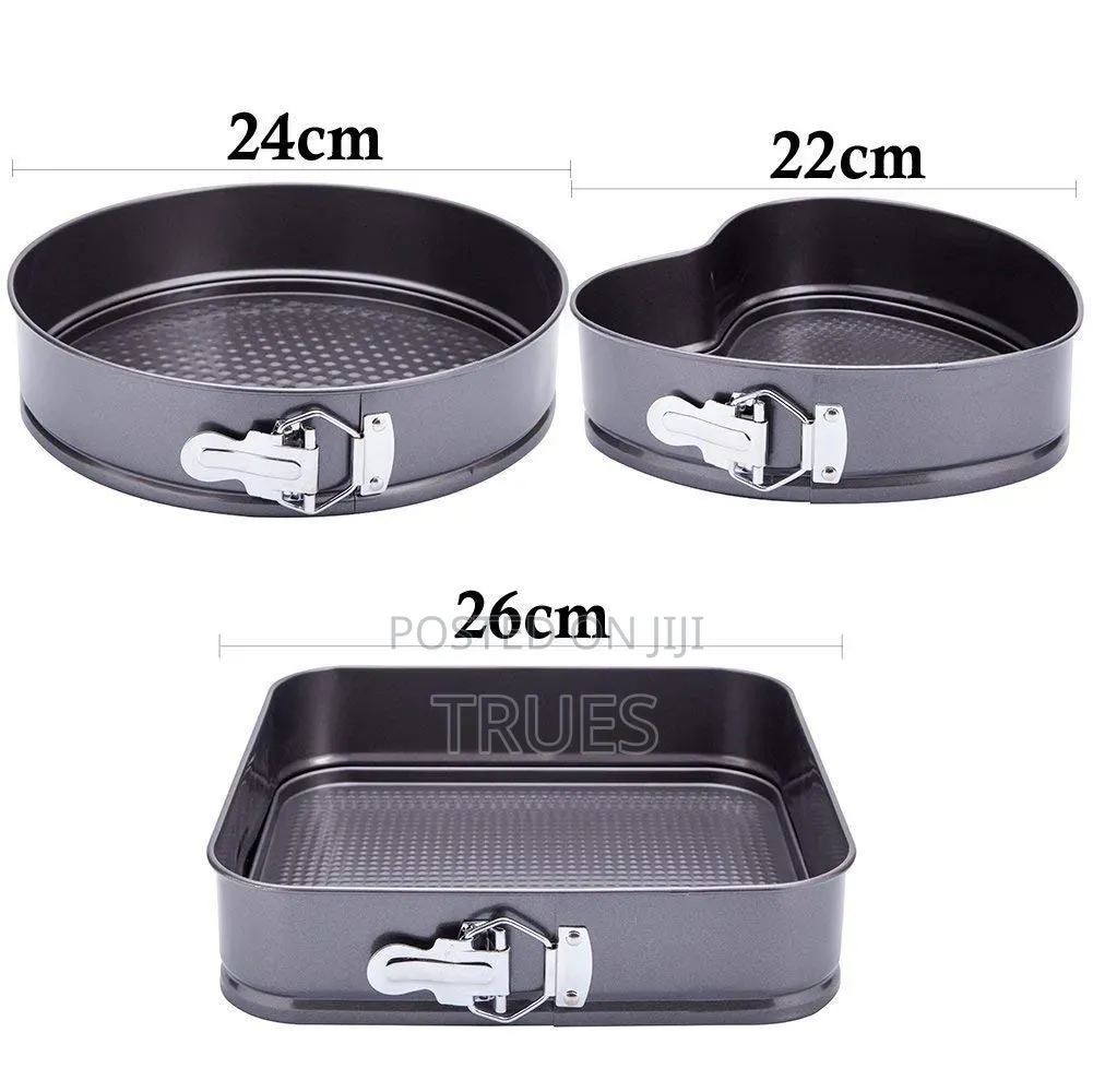 3 Pieces Cake Mould Baking Pan