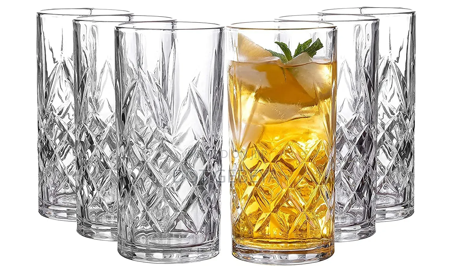 12 Deli Glassware Highball Tumblers,