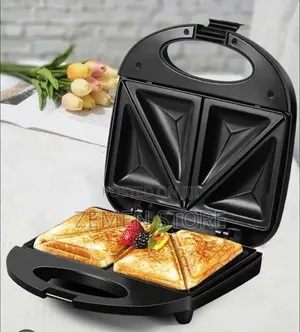 Sonifer 750w Electric Sandwich Maker - Double-Sided Non-Stick Toaster