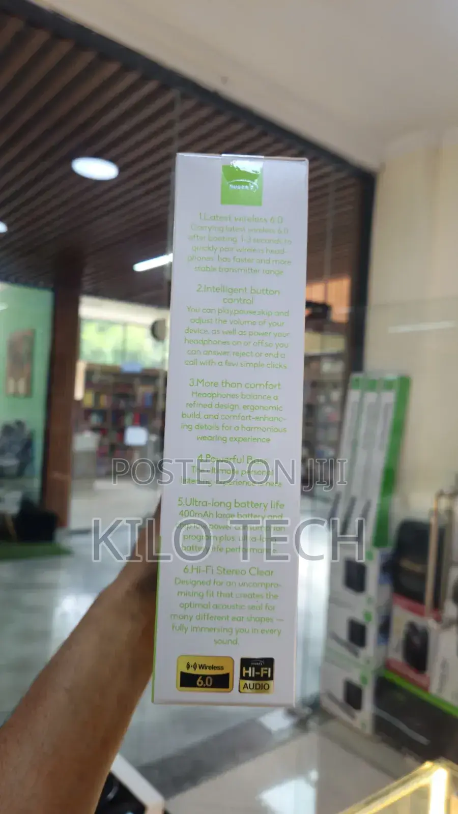 ​ Rugass Hifi Wireless Headphone (Brand New)
