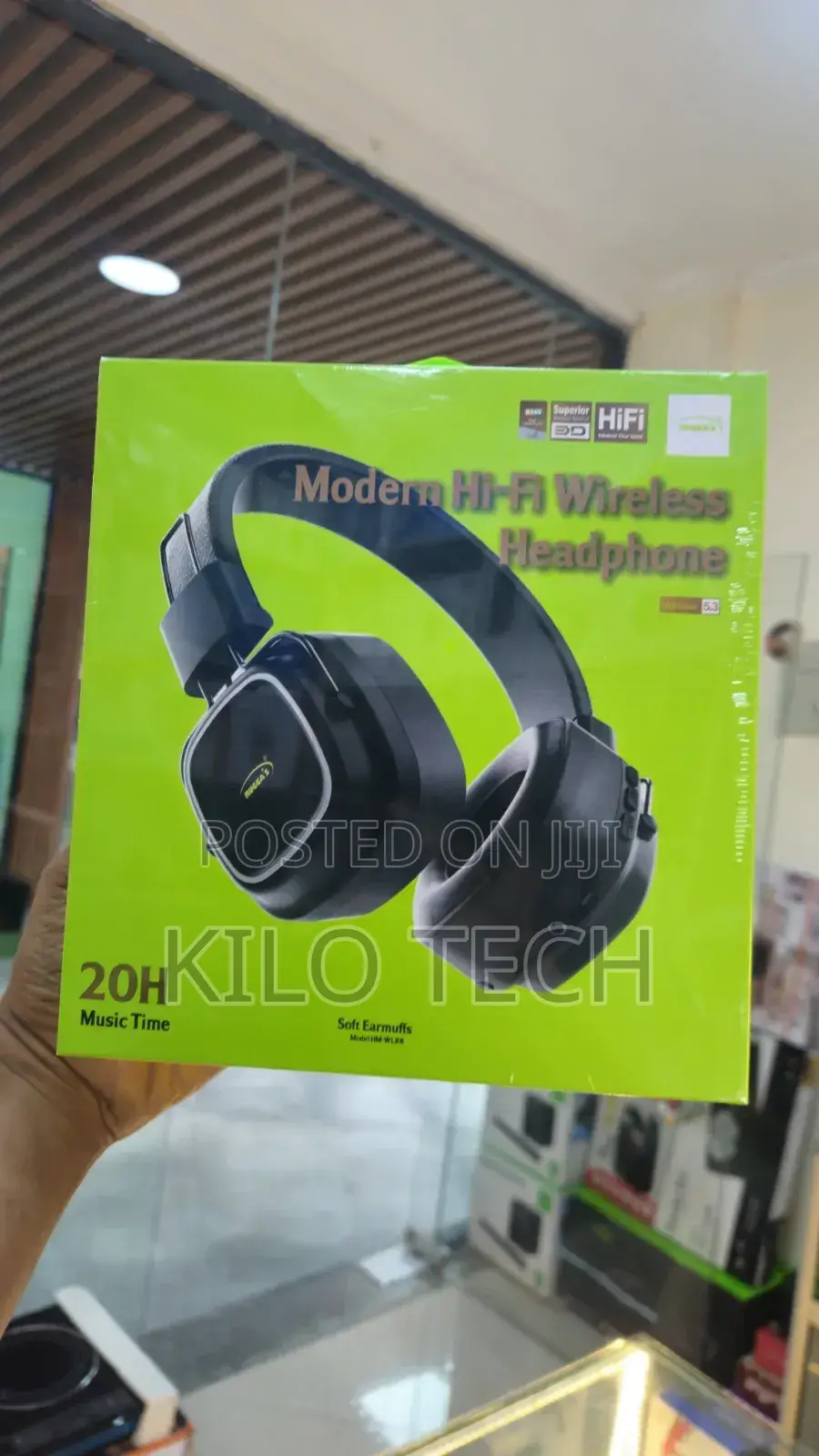 Ruggas Modern Hi-Fi Wireless Headphones