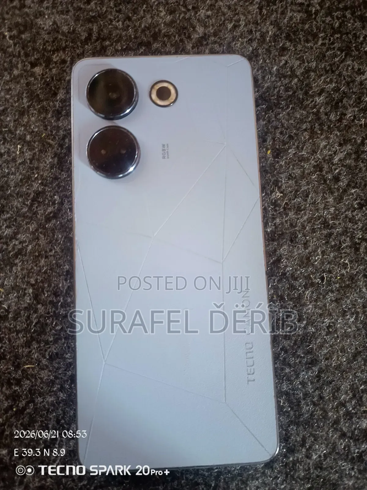 Tecno Camon 20 256 GB Gray