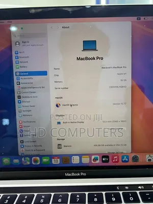 New Laptop Apple MacBook Pro 2020 M1 16GB Apple M1 Pro SSD 512GB