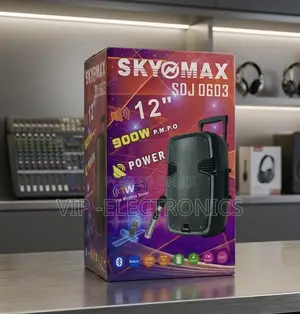 Skyomax Portable Speaker 12-Inch Speaker 900w