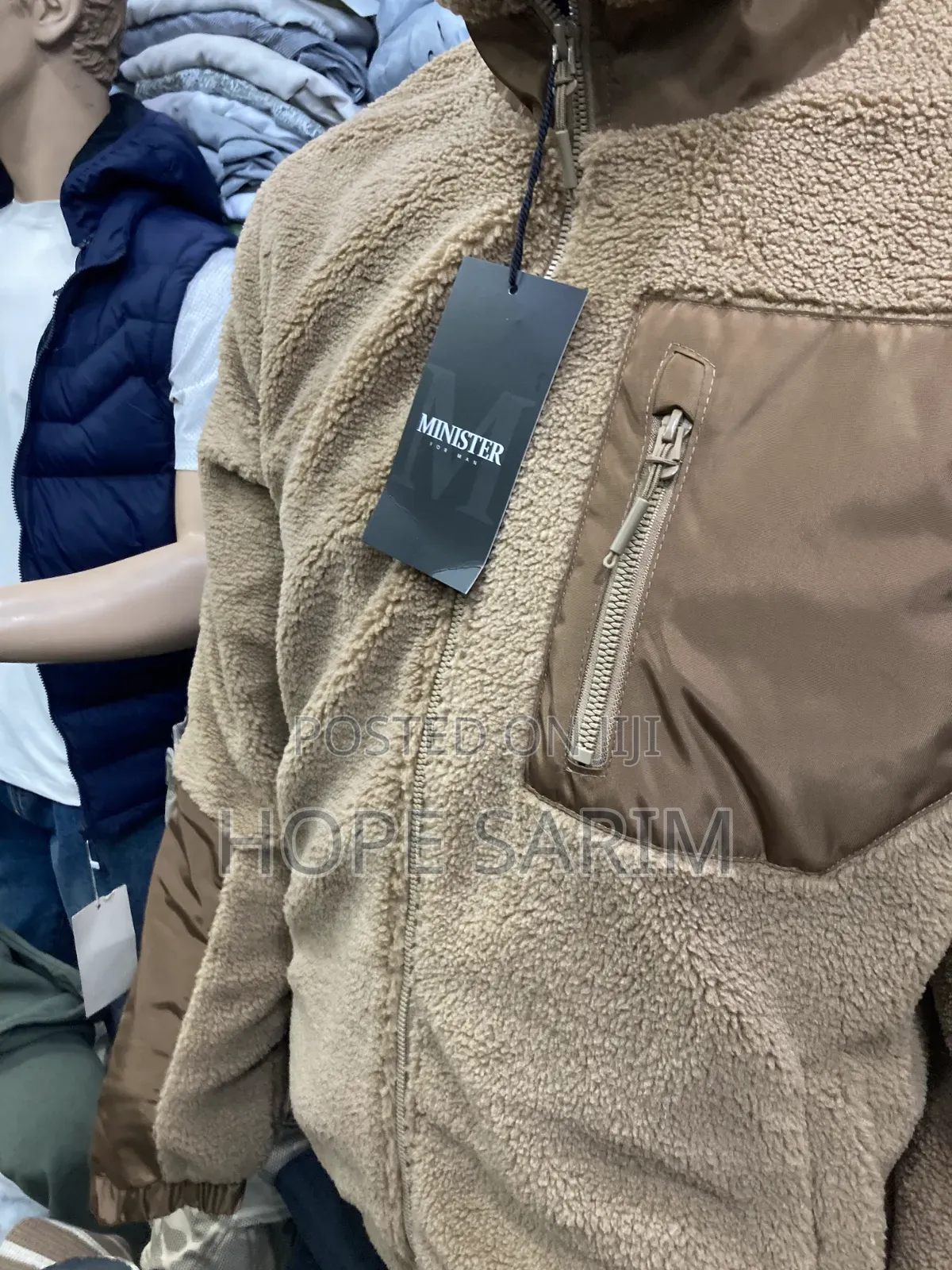Minister Sherpa Fleece Jacket