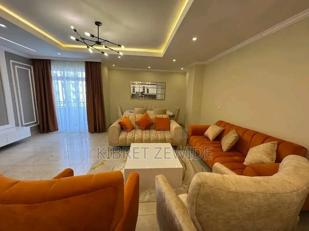Furnished 4bdrm Apartment in Kibert Zewdie, Bole for sale