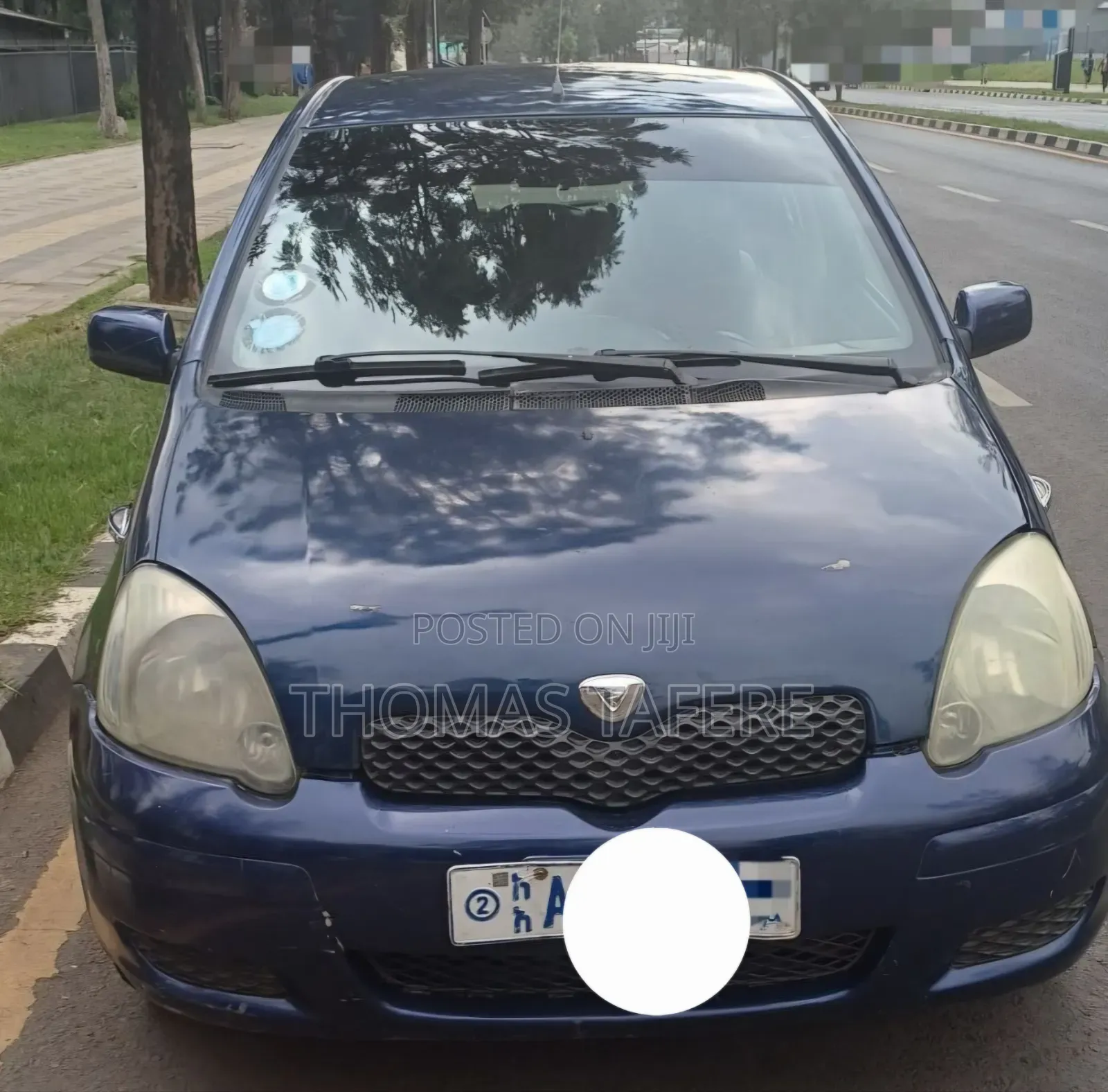 Toyota Vitz 2002 Blue