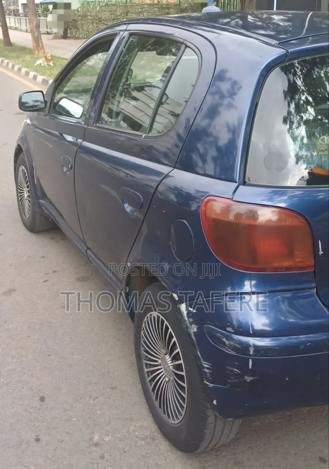 Toyota Vitz 2002 Blue