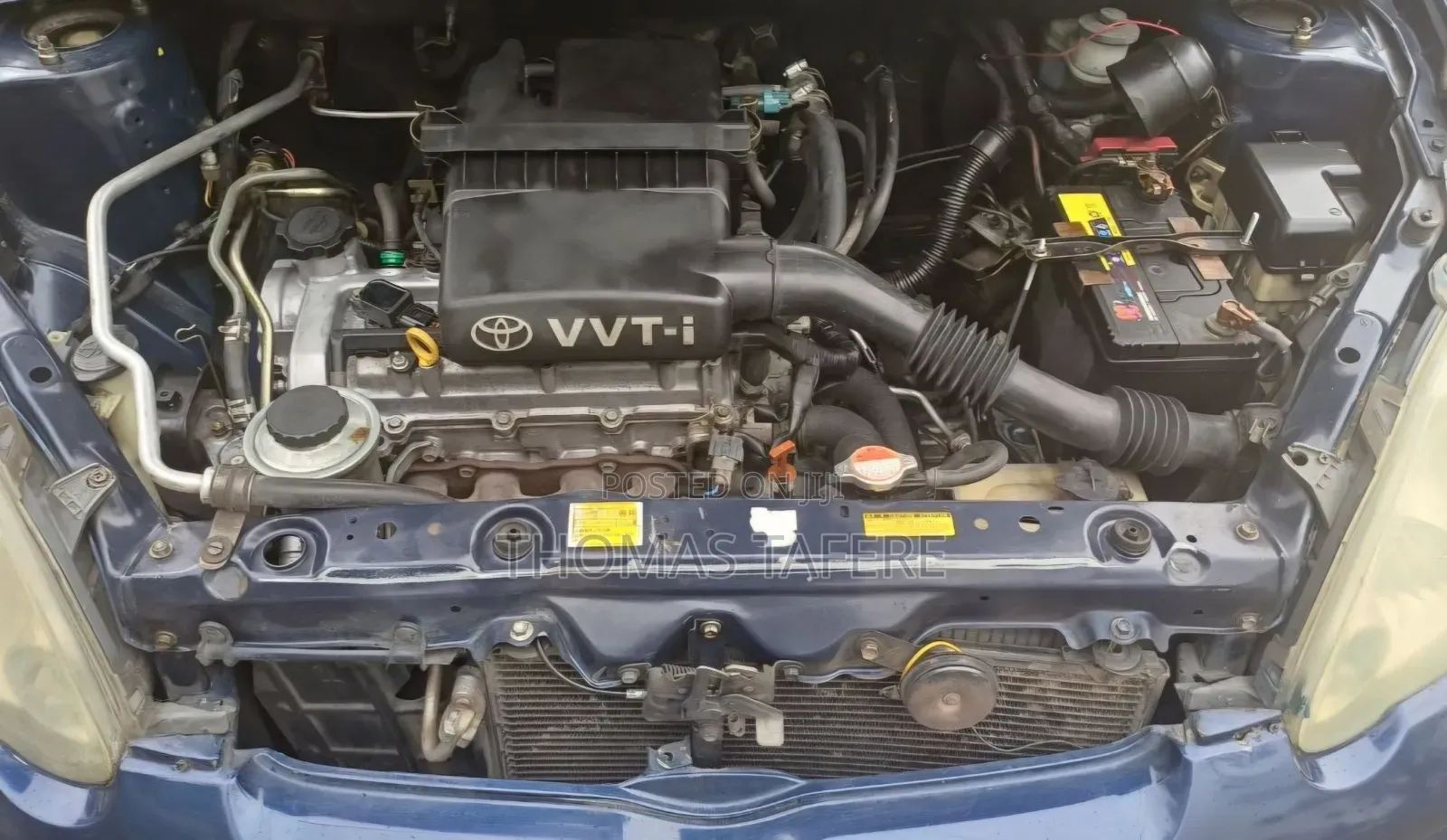 Toyota Vitz 2002 Blue