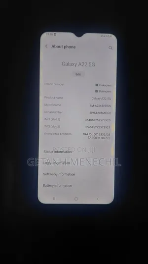 Samsung Galaxy A22 5G 64 GB Black