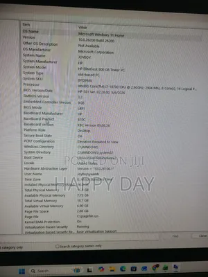 Desktop Computer HP EliteOne 800 G6 16GB Intel Core i7 SSD 2T