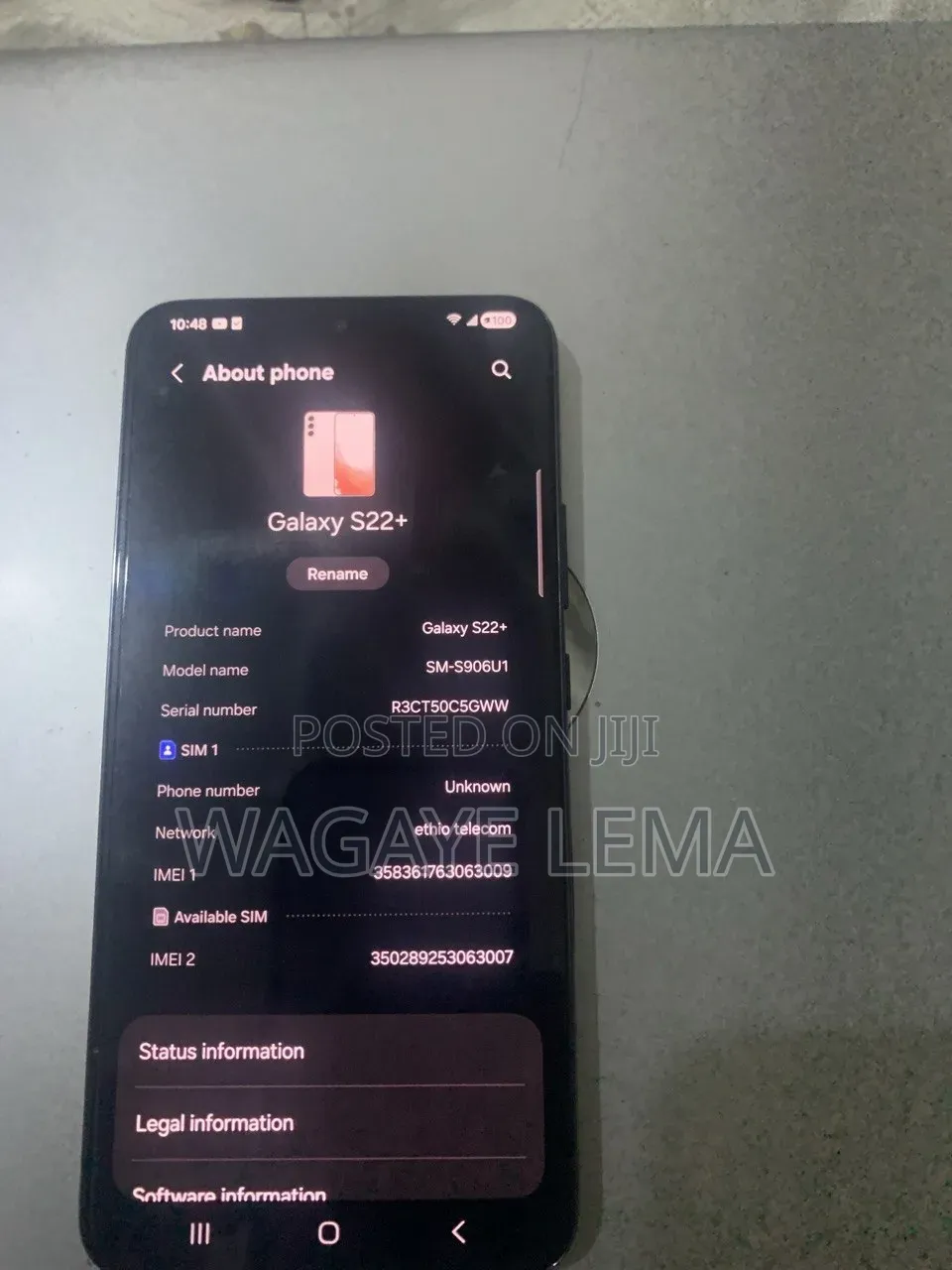 Samsung Galaxy S22+ 5G 256 GB Black