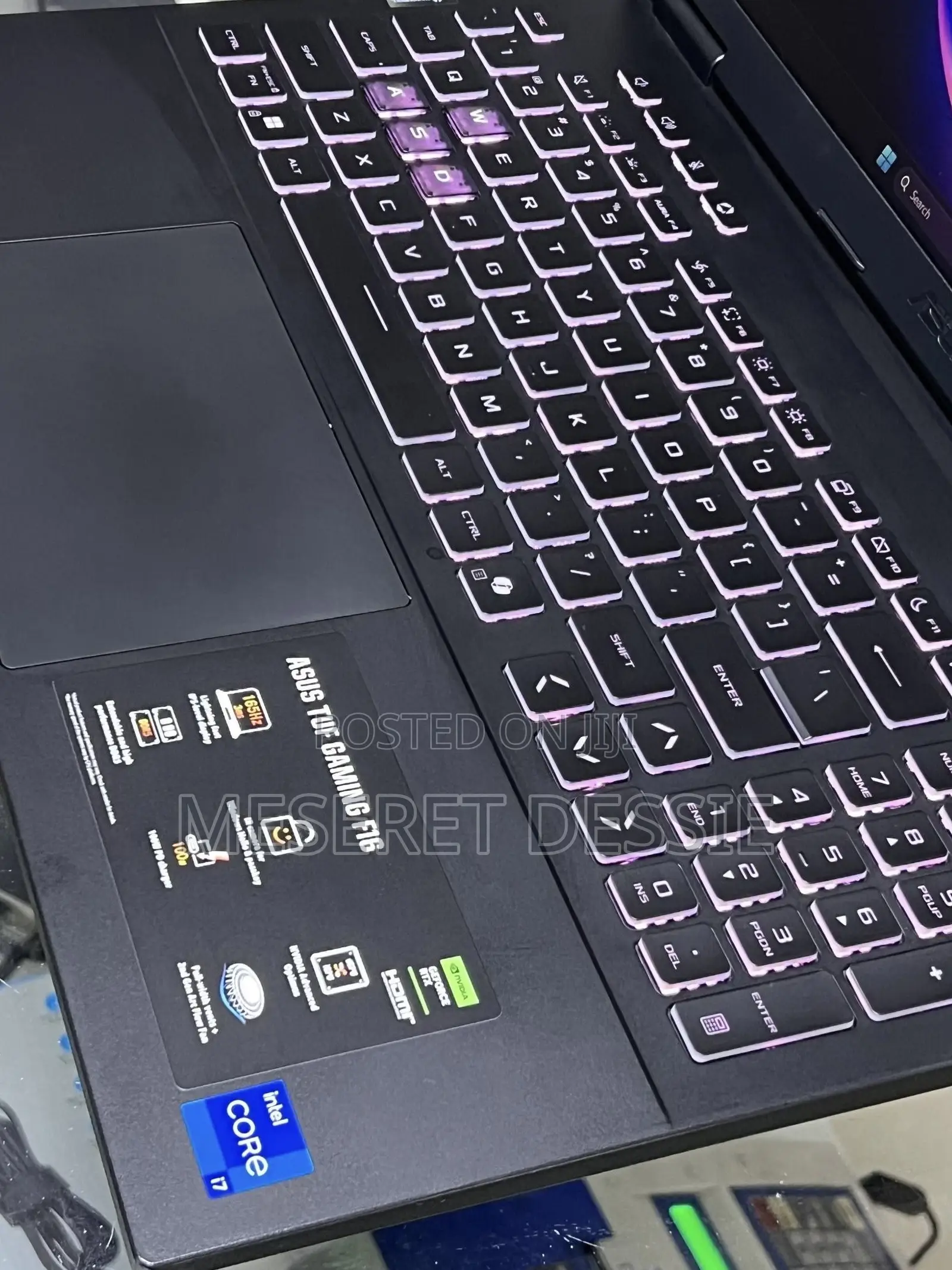 New Laptop Asus TUF Gaming F16 16GB Intel Core i7 SSD 1T