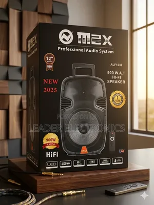 Max Professional Audio System Model 1239 New 900watt
