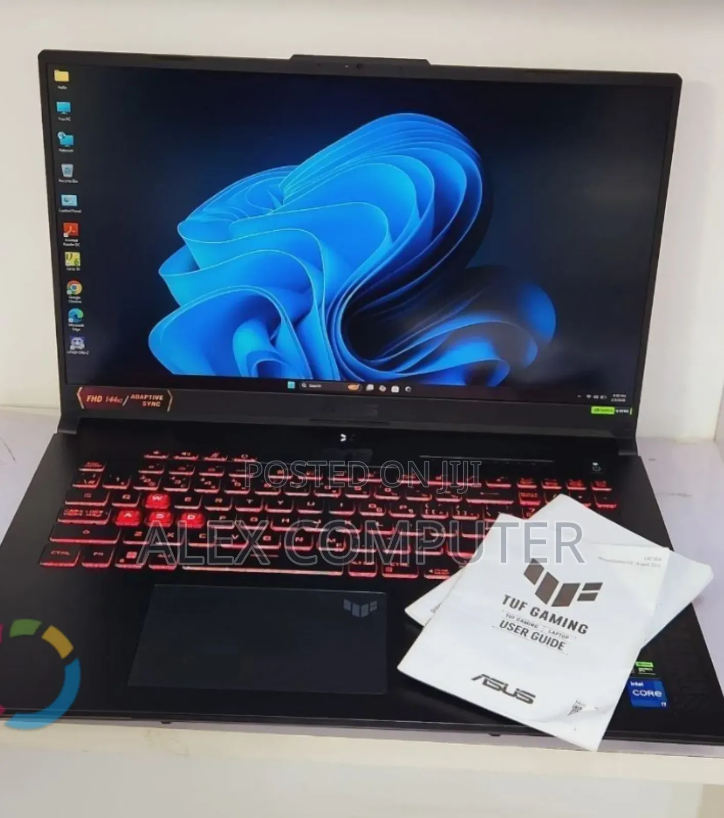 New Laptop Asus TUF Gaming A17 16GB Intel Core i7 SSD 1T