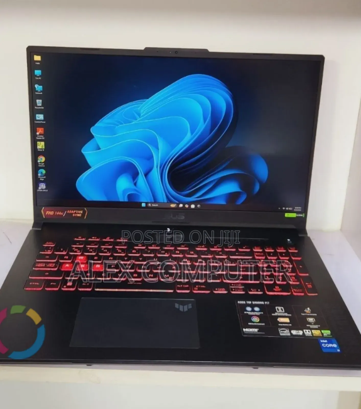 New Laptop Asus TUF Gaming A17 16GB Intel Core i7 SSD 1T