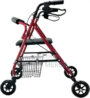 Bariatric Rollator Walker眸妘wide Seat and Handle Grips Adjustable