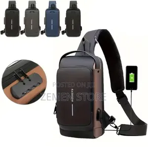 Anti-Theft Crossbody Sling Bag - Waterproof Usb Smart Chest Pack