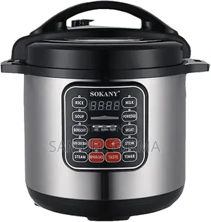 Thermostate ተገጥሞለታል 9l Sokany Electric Pressure Cooker