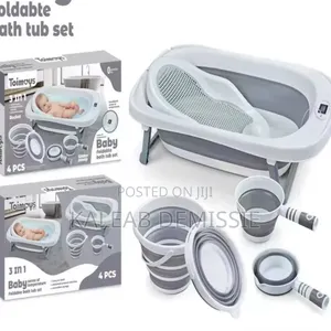 4-in-1 Foldable Baby Bath Tub