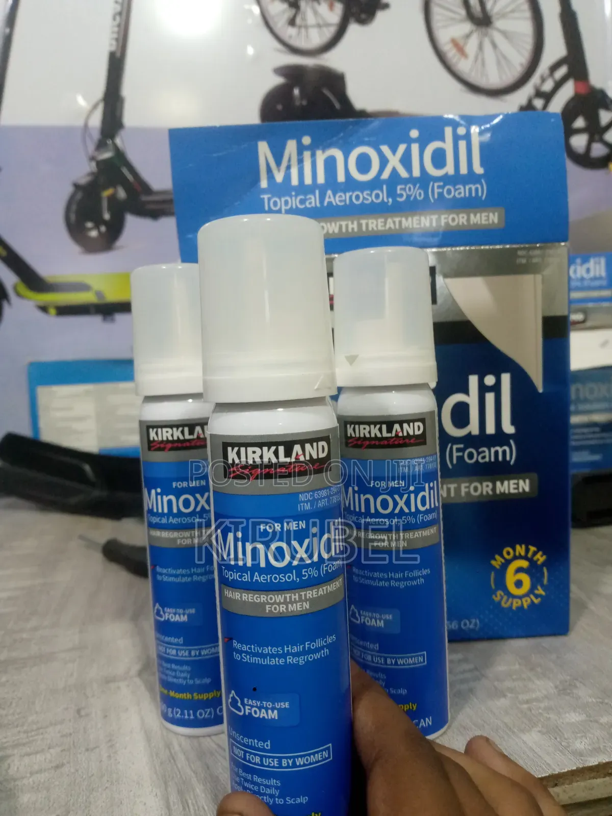 ወፍራም እና ሙሉ ፀጉር ይፈልጋሉ? Foam Minoxidil አለሎት