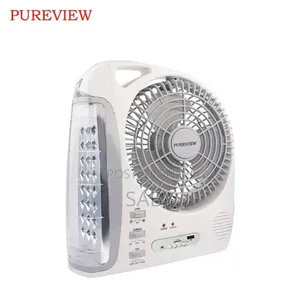 6 in 1 Rechargable Fan With Led Lamp