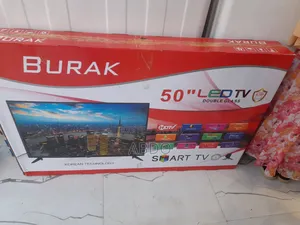 Burak Smart Led Tv 50 Inch Andraid Doubel Gelass Hifi Speaker