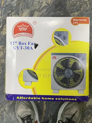 Changli Crown Modern Box Fan: Elegance Redefined