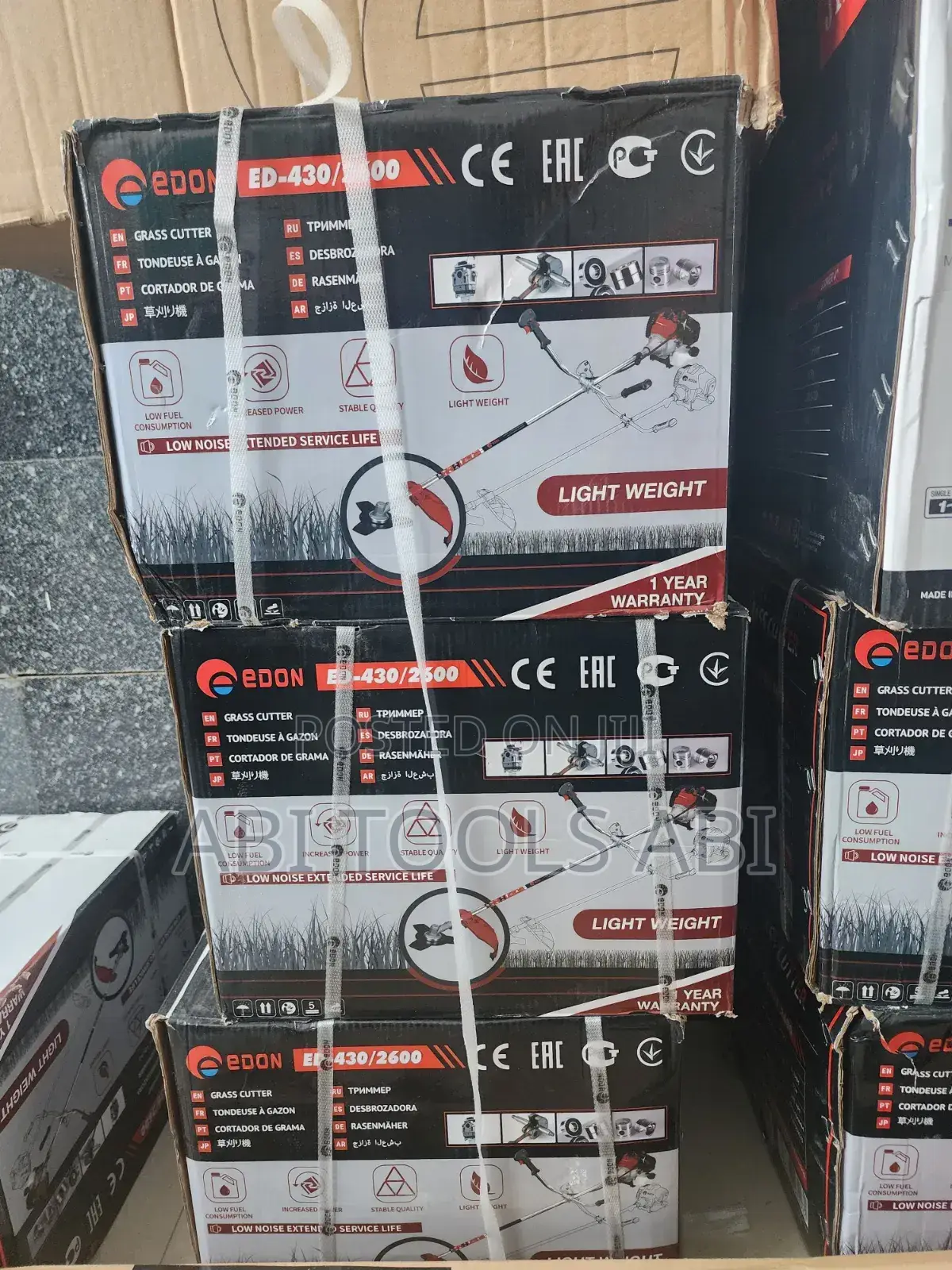 Edon Gasoline Grass Cutter Trimmer