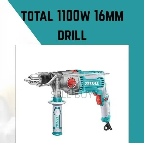 የቶታል (Total) 1100w ኢንዳስትሪያል ኢምፓክት ድሪል (Impact Drill)