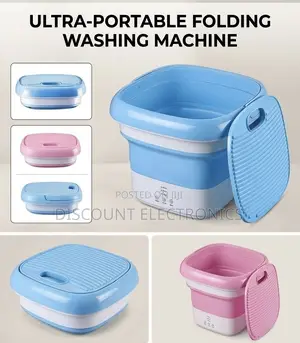 Ultra-Portable Folding Washing Machine | Eco-Friendly Laundry Solution