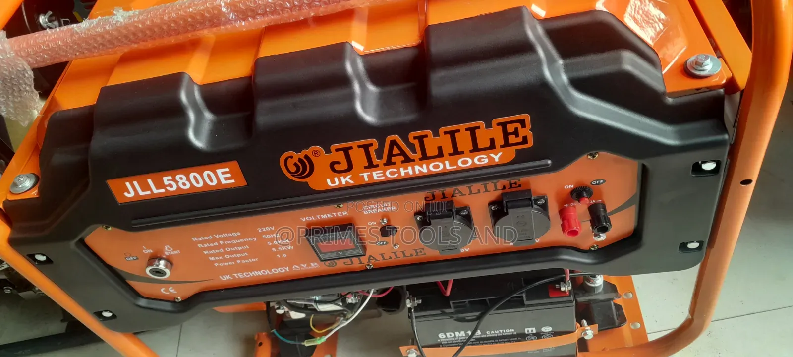 Jialile Jll5800e 5kw Gasoline Generator | Heavy Duty Power Generator