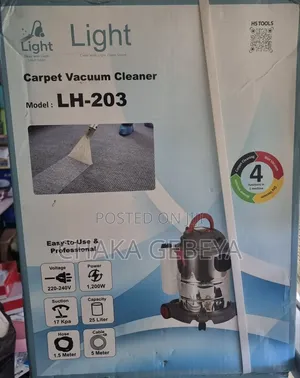 Light 4-in-1 Carpet Vacuum Cleaner - 25l, 1200w, Wet/Dry
