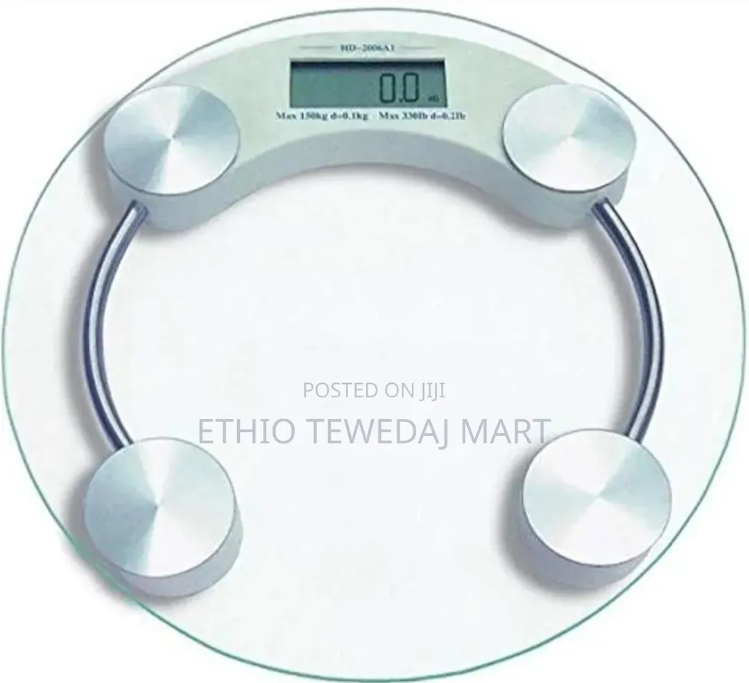 Digital Glass Electronic Personal Scale With 120kg Capacity