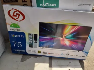 Gl Smart Tv 75 Inch Andraid Doubel Gelass 2025 Quality Hifi Speaker