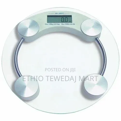 Digital Glass Electronic Personal Scale With 120kg Capacity