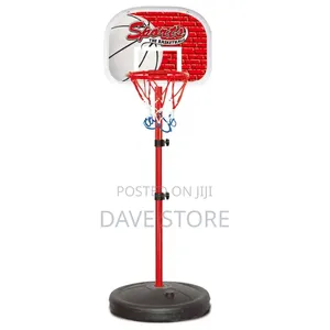 Kids Adjustable Basketball Set