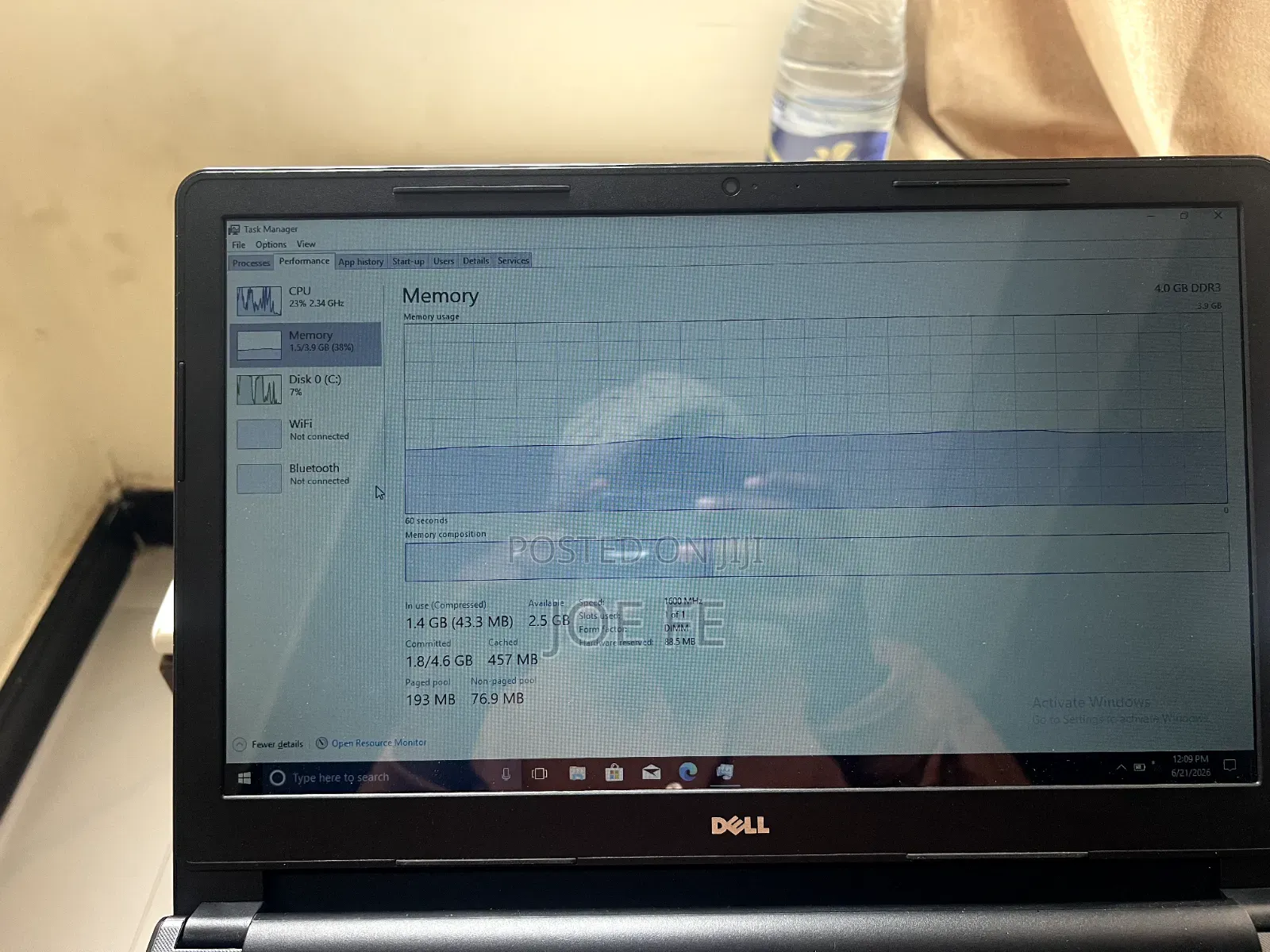 Laptop Dell Inspiron 5559 4GB Intel Core M HDD 500GB